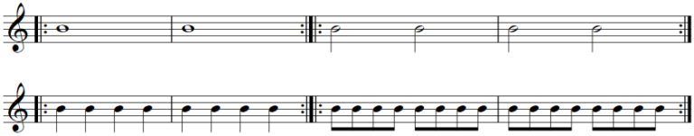 piano rhythm exercise 1