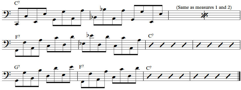 Rock Piano Exercises 1